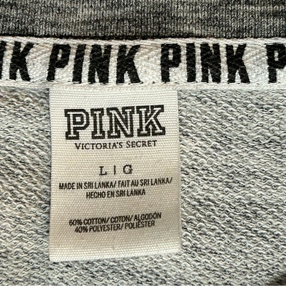 VICTORIA’S SECRET PINK RARE SWEATSHIRT LIKE NEW SIZE LARGE - Picture 7 of 9